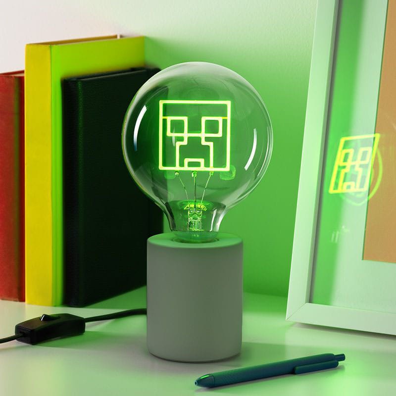 Minecraft Neon LED Bulb Creeper