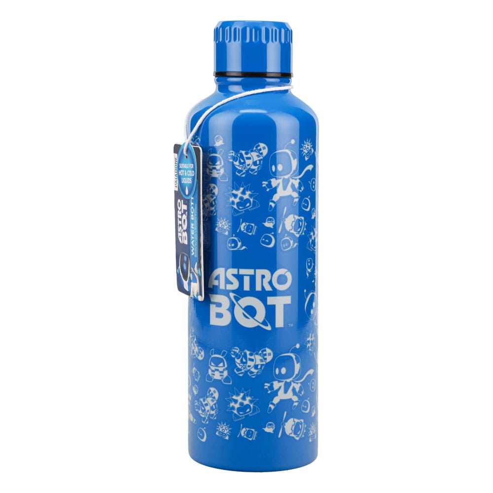 Astro Bot Metal Water Bottle All-Over Print Astro Bot