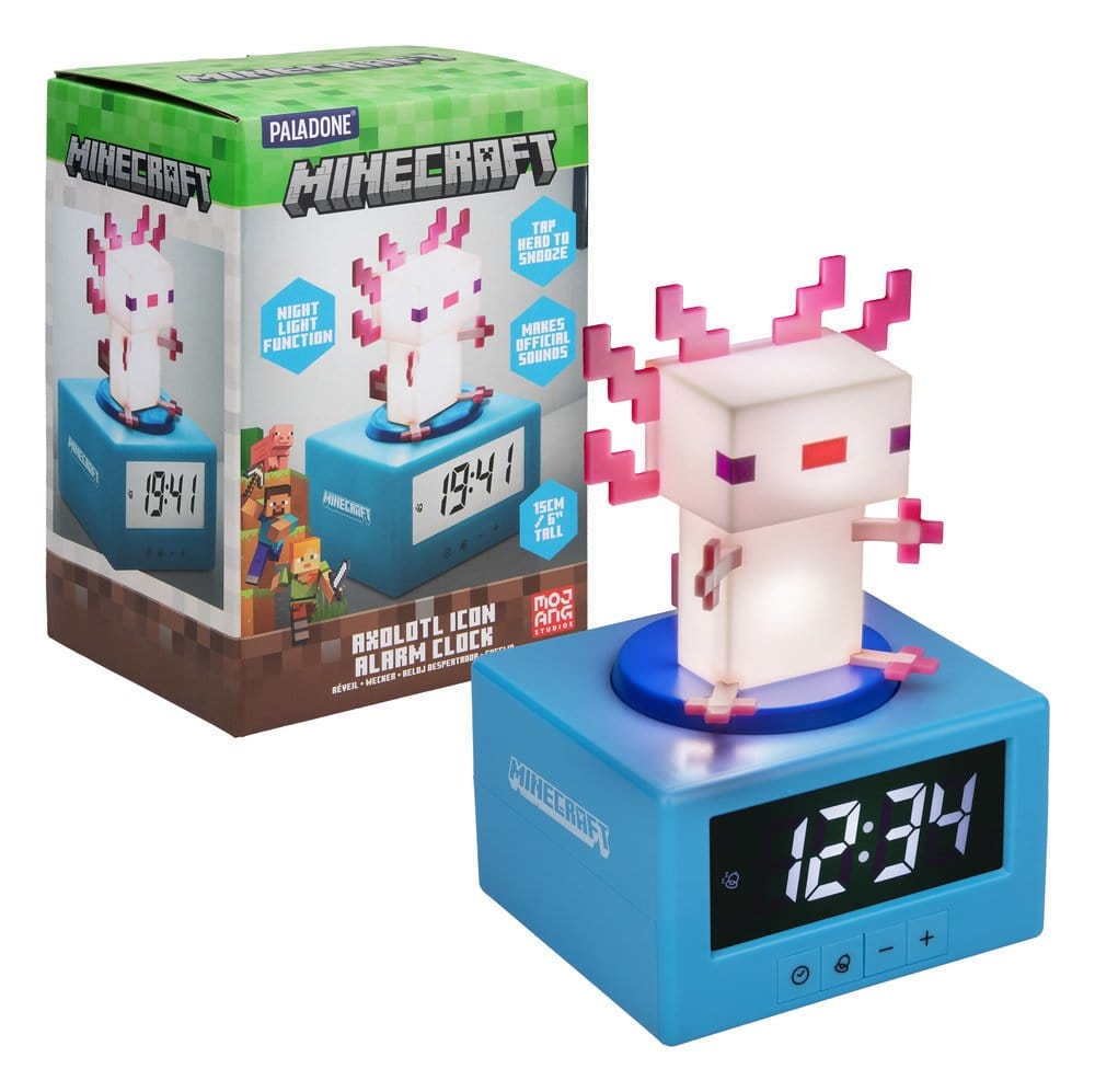 Minecraft Icon Alarm Clock Axolotl