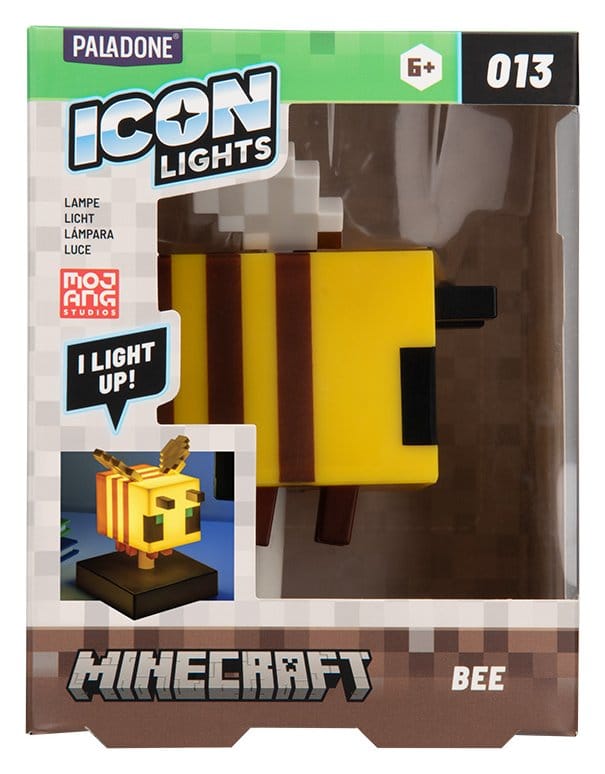 Minecraft Icon Light Bee 11 cm