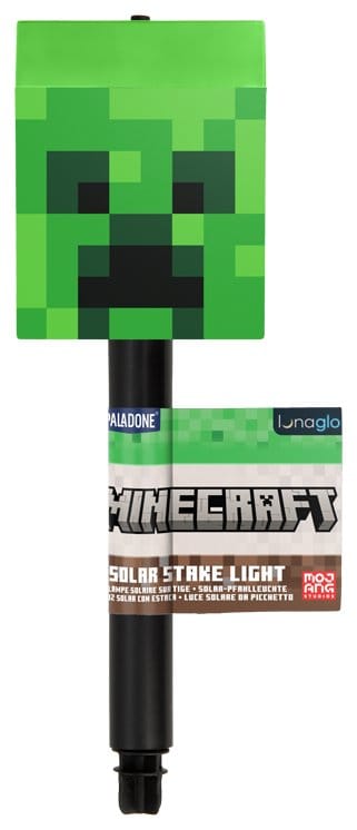 Minecraft LunaGlo Solar Stake Light Creeper