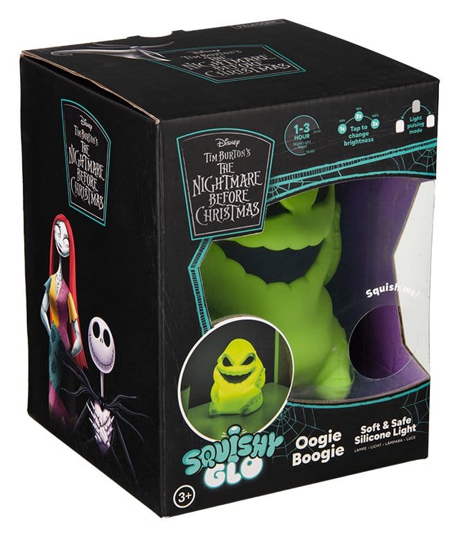 Nightmare Before Christmas SquishyGlo Silicon Light Oogie Boogie Rechargeable 16 cm