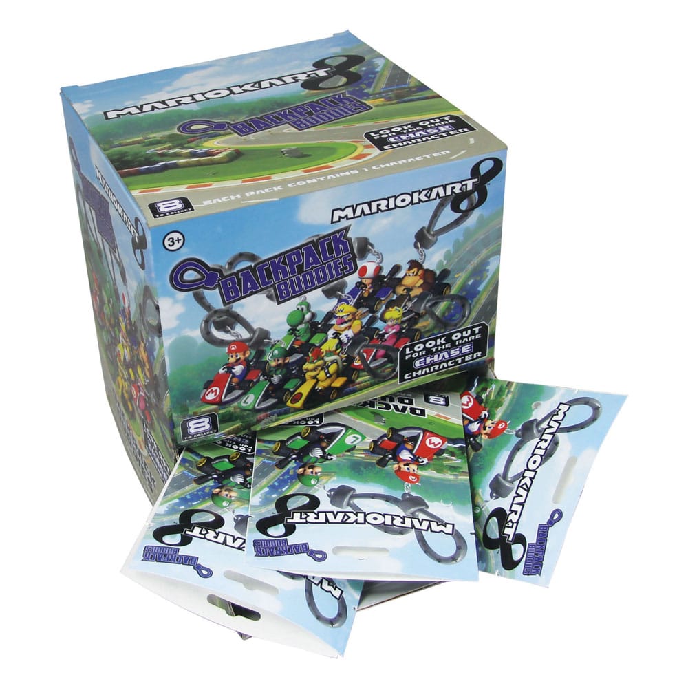 Mario Kart 8 Backpack Buddies Mystery Bags Display (24)