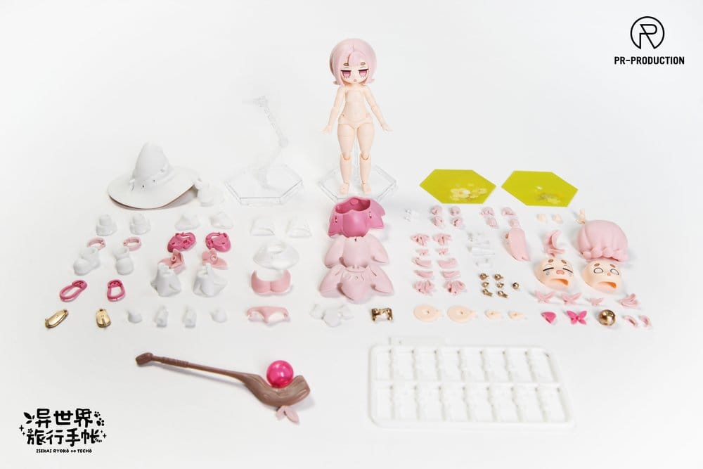 Isekai Travel Diary Plastic Model Kit 02B Rookie Wizard Mars Stock Sakura Magic Ver. 13 cm