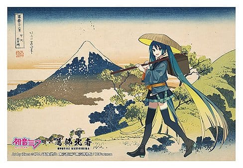 Hatsune Miku x Katsushika Hokusai iXima Postcard A/B/C/D/E/F/G/H Assortment (10)