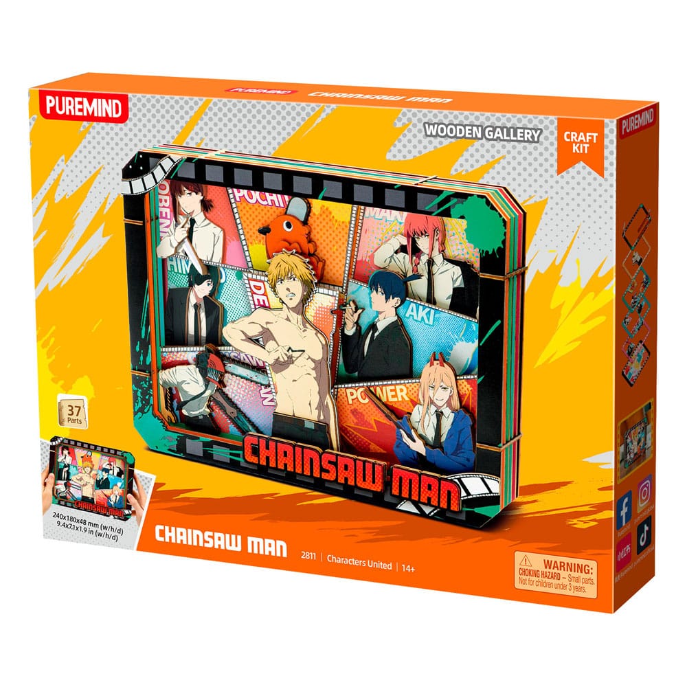 Chainsaw Man Model Kit Wooden Gallery (L) Charaters United
