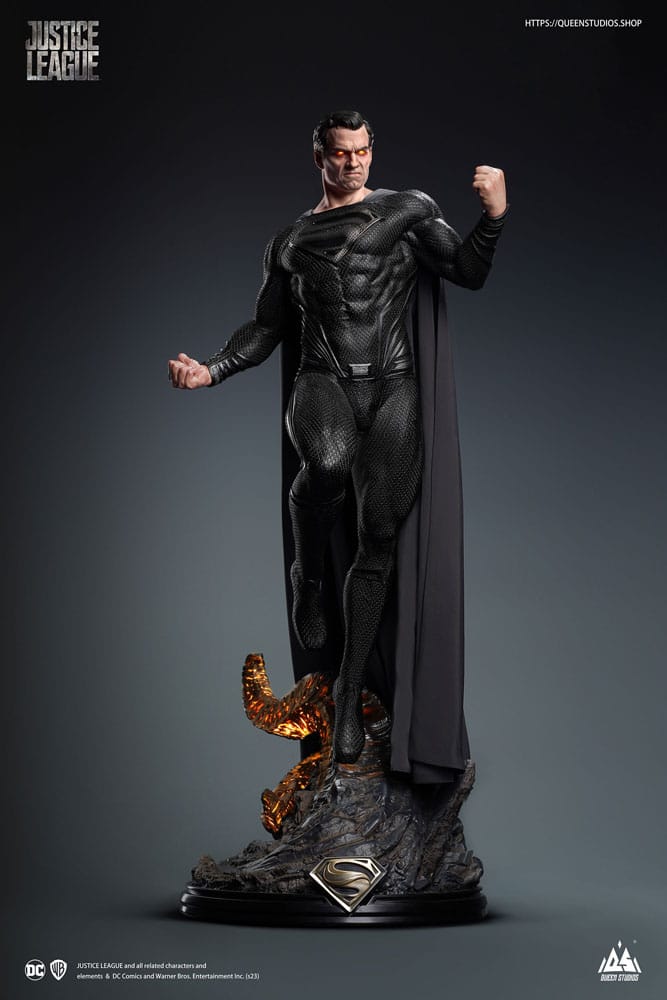 DC Comics Statue 1/3 Superman Black Suit Version Regular Edition80 cm