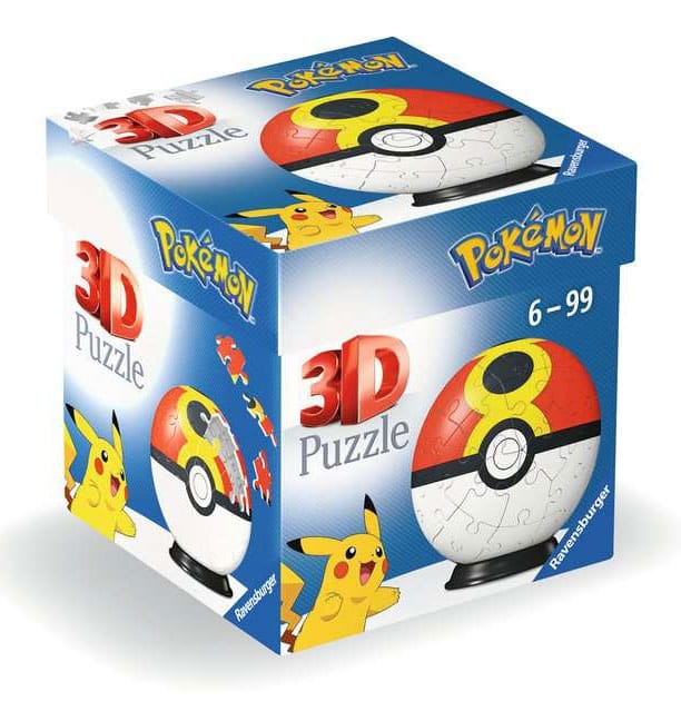 Pokémon 3D Puzzle Pokéballs: Repeat Ball (55 pieces)