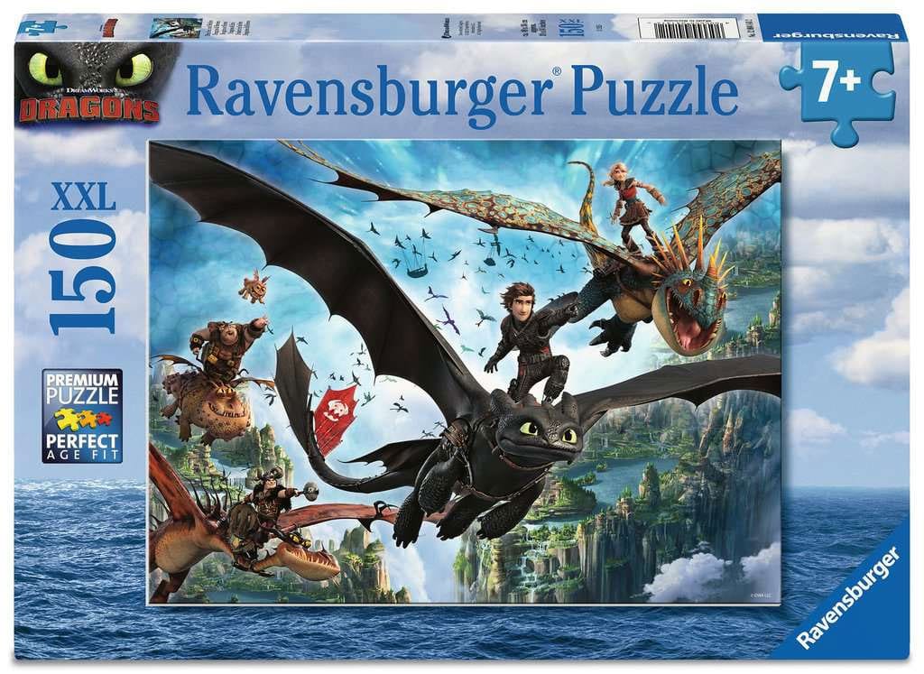 How to Train Your Dragon Children's Jigsaw Puzzle XXL Dragons & Heroes (150 pieces)