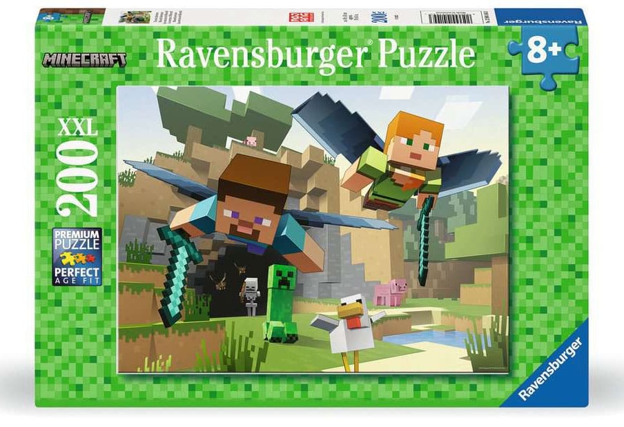 Minecraft Children's Jigsaw Puzzle XXL Animal Adventures (200 pieces)