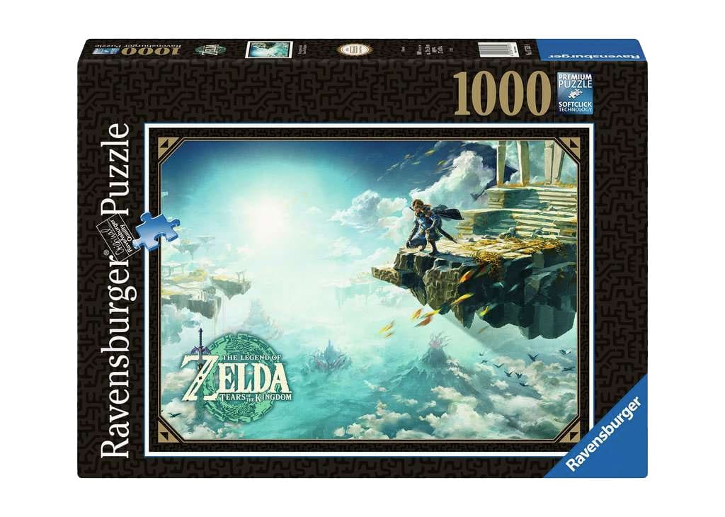 The Legend of Zelda: Tears of the Kingdom Jigsaw Puzzle Cover Art (1000 pieces) - Damaged packaging