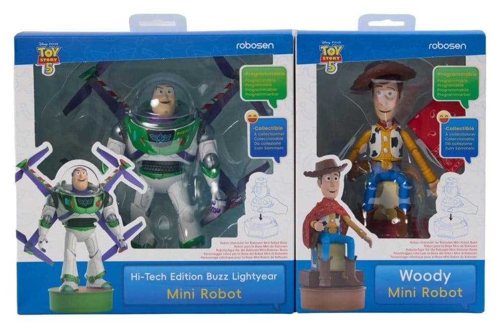 Disney Interactive Robot Toy Story 5 Set - Buzz Lightyear & Woody (Hi-Tech Edition) *Italian Version*