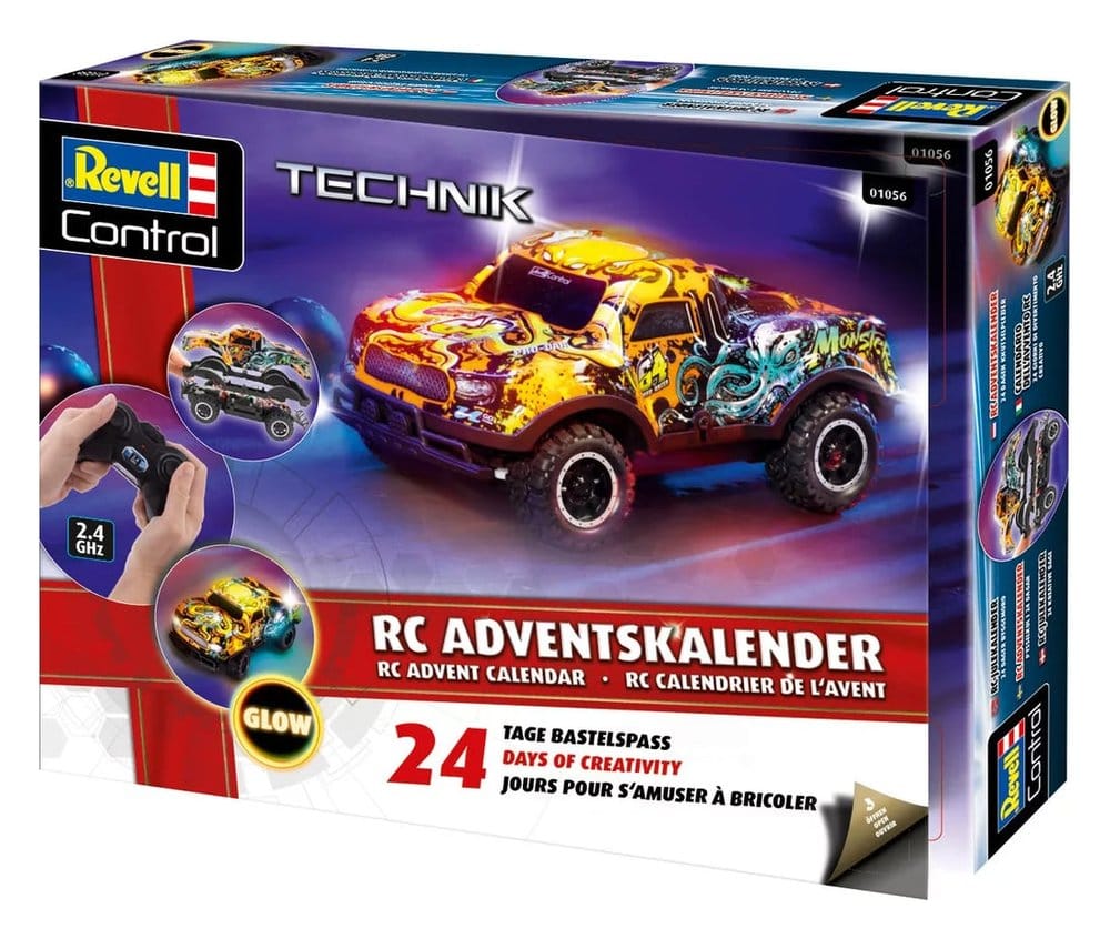 Revell Control Advent Calendar RC Car Christmas Driver 28 cm