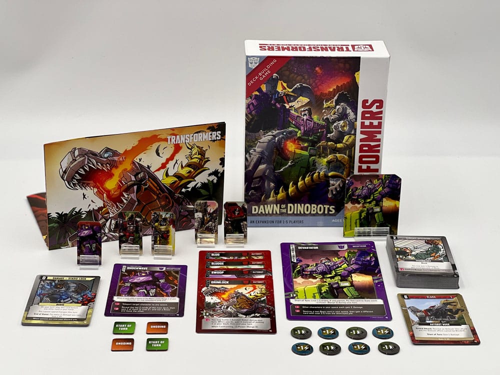 Transformers card game Deck-Building Dawn of the Dinobots Expansion *Englische Version*
