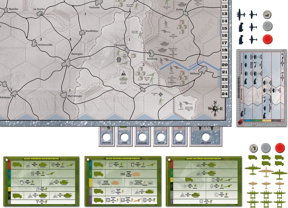 Avalon Hill board game Axis & Allies: Battle of the Bulge *English Version*
