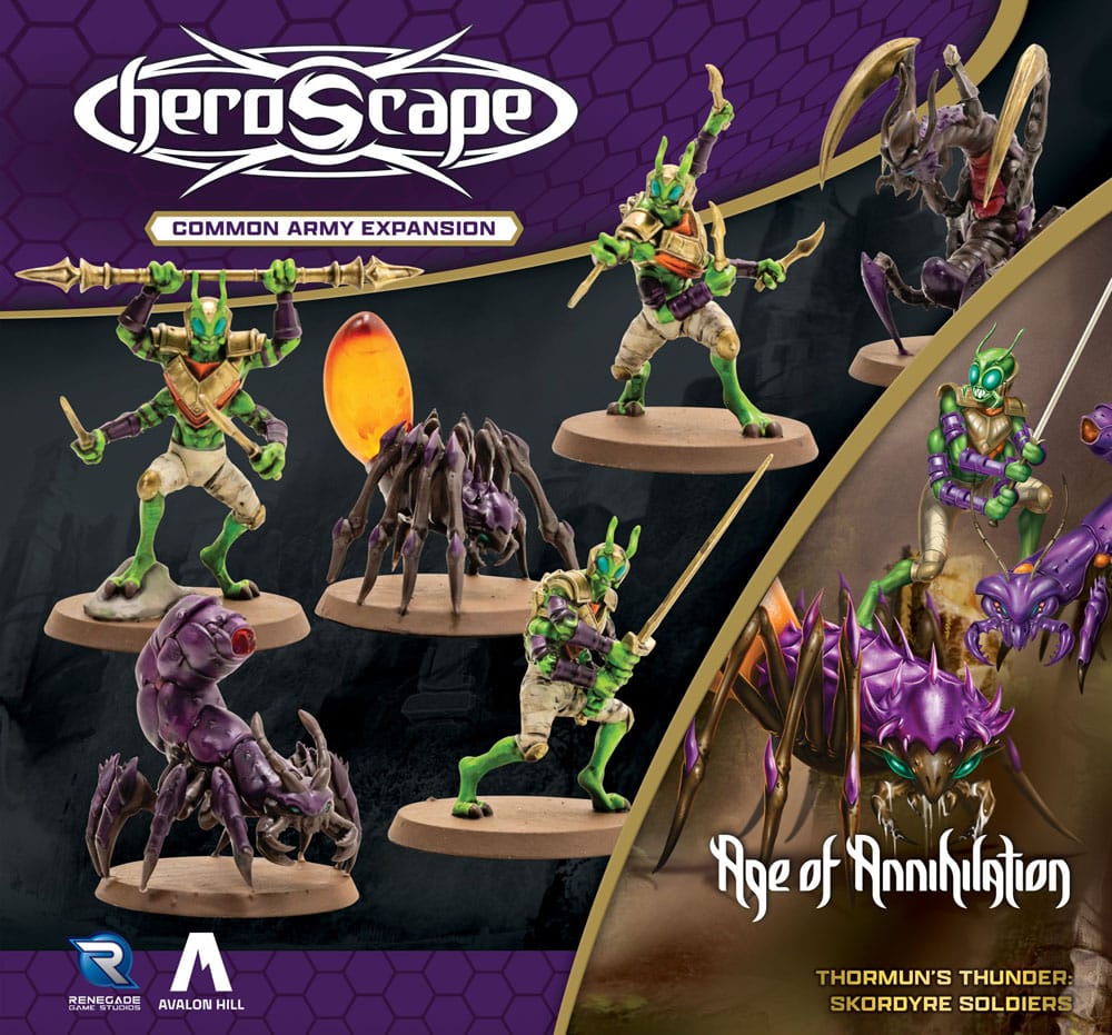 Heroscape Army Expansion Age of Annihilation Skordyre Soldiers (Common) *English Version*