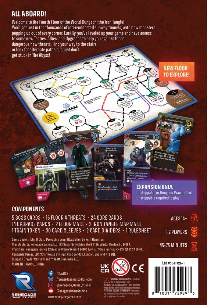 Dungeon Crawler Carl Unstoppable: The Iron Tangle Expansion *English Version*
