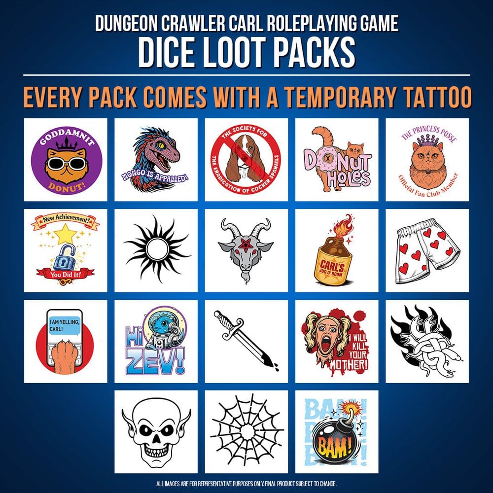 Dungeon Crawler Carl Dice Blind Box Display (20)