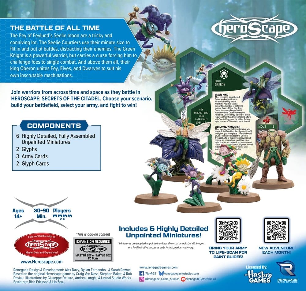 Heroscape Army Expansion Seelie Court of the Verdant Pact Standard Edition *English Version*
