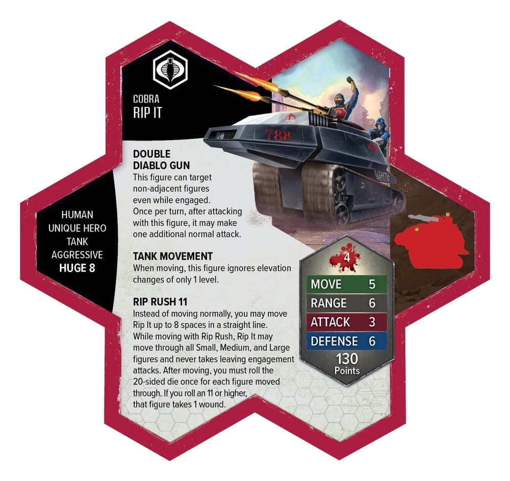 G.I. JOE Heroscape Army Expansion H.I.S.S. Tank Standard Edition *English Version*