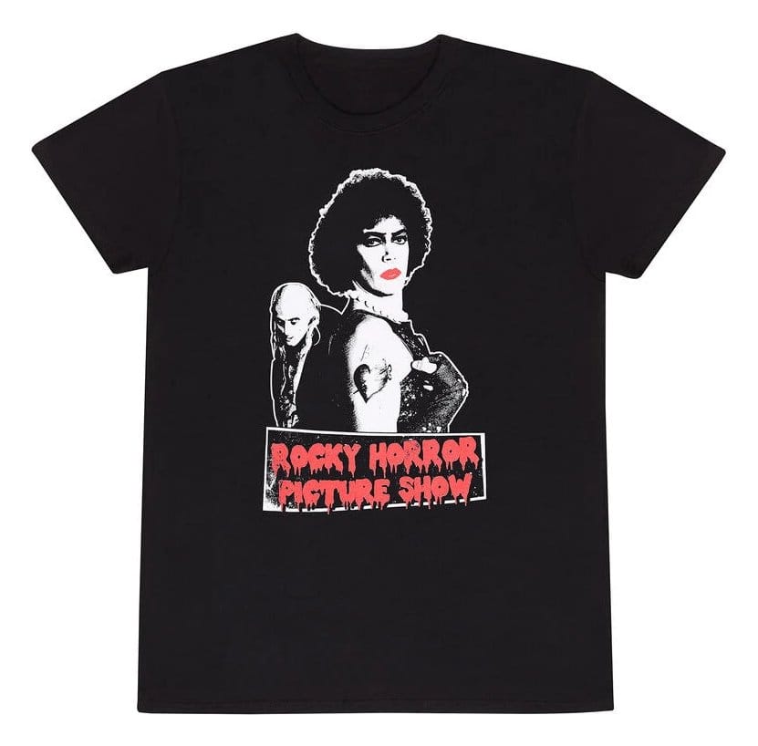 Rocky Horror Picture Show T-Shirt Frank N Niff Black Size M