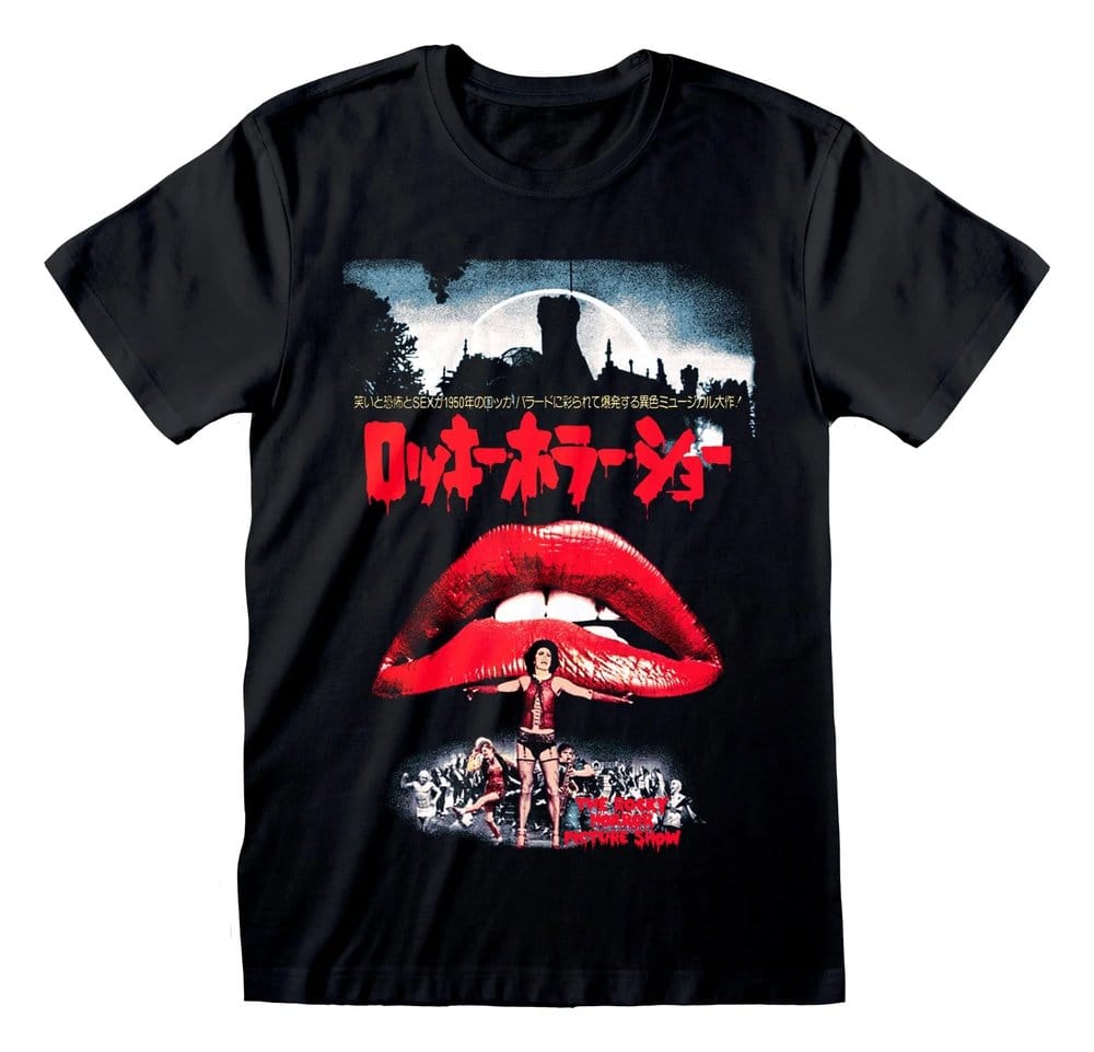 Rocky Horror Picture Show T-Shirt Japanese Black Size XXL