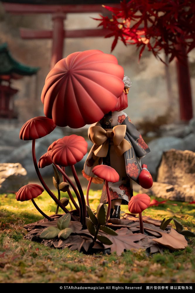The Mushroom Girls PVC Statue 1/1 No.6 Marasmius Haematocephalus 23 cm