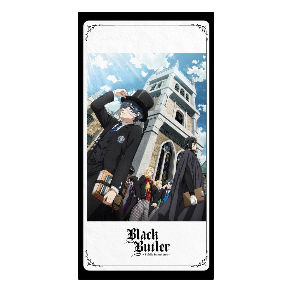 Black Butler: Public School Arc Towel Ciel & Sebastian 150 x 75 cm