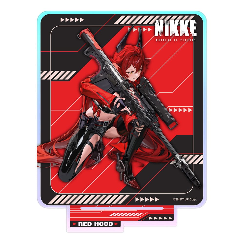 Goddess of Victory: Nikke Crouching Series Acrylic Stand Red Hood Holographic 14 cm