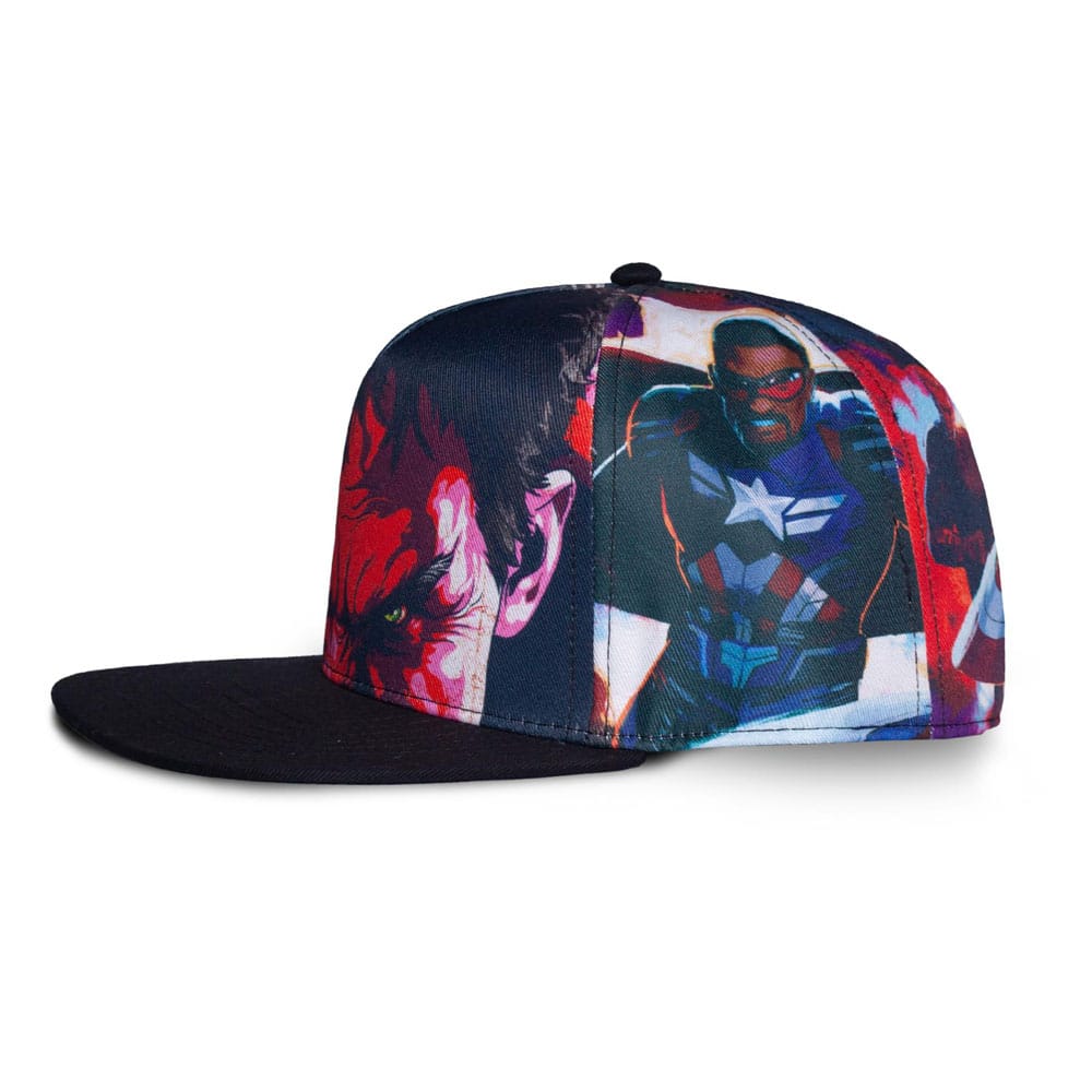 Captain America Brave New World Snapback Cap Red Hulk