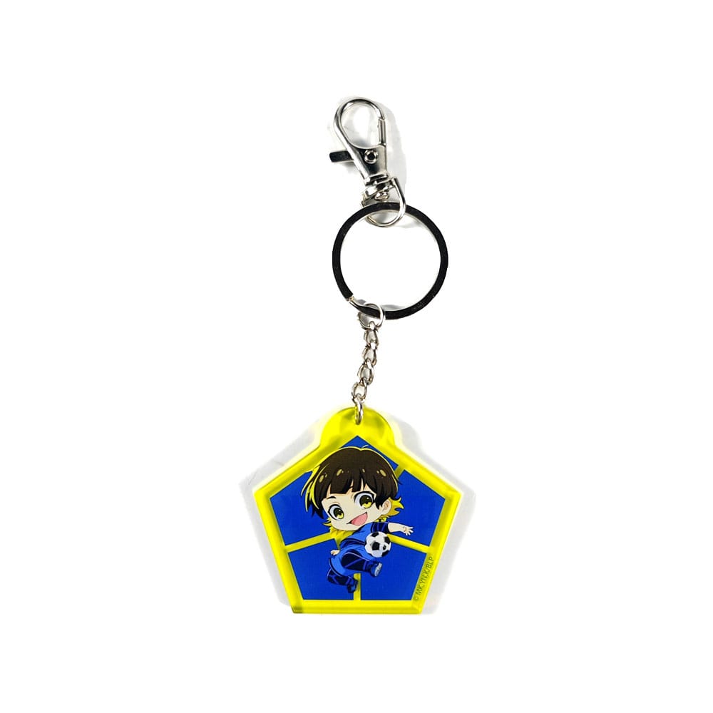 Blue Lock Acrylic Keychain Meguru Rachira Chibi Style 5 cm