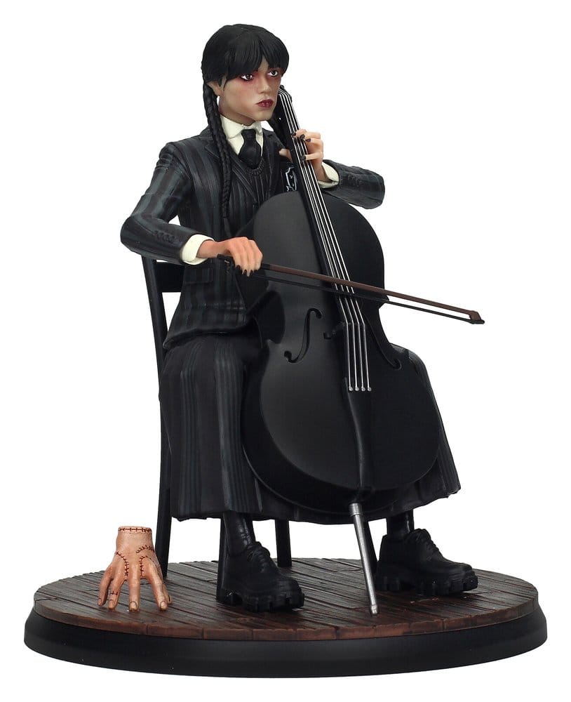 Wednesday Cello Figure with Figurative Keychain 20 cm