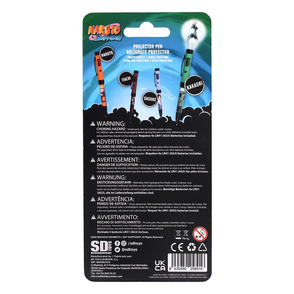 Naruto Shippuden Pen with Light Projector Kakashi