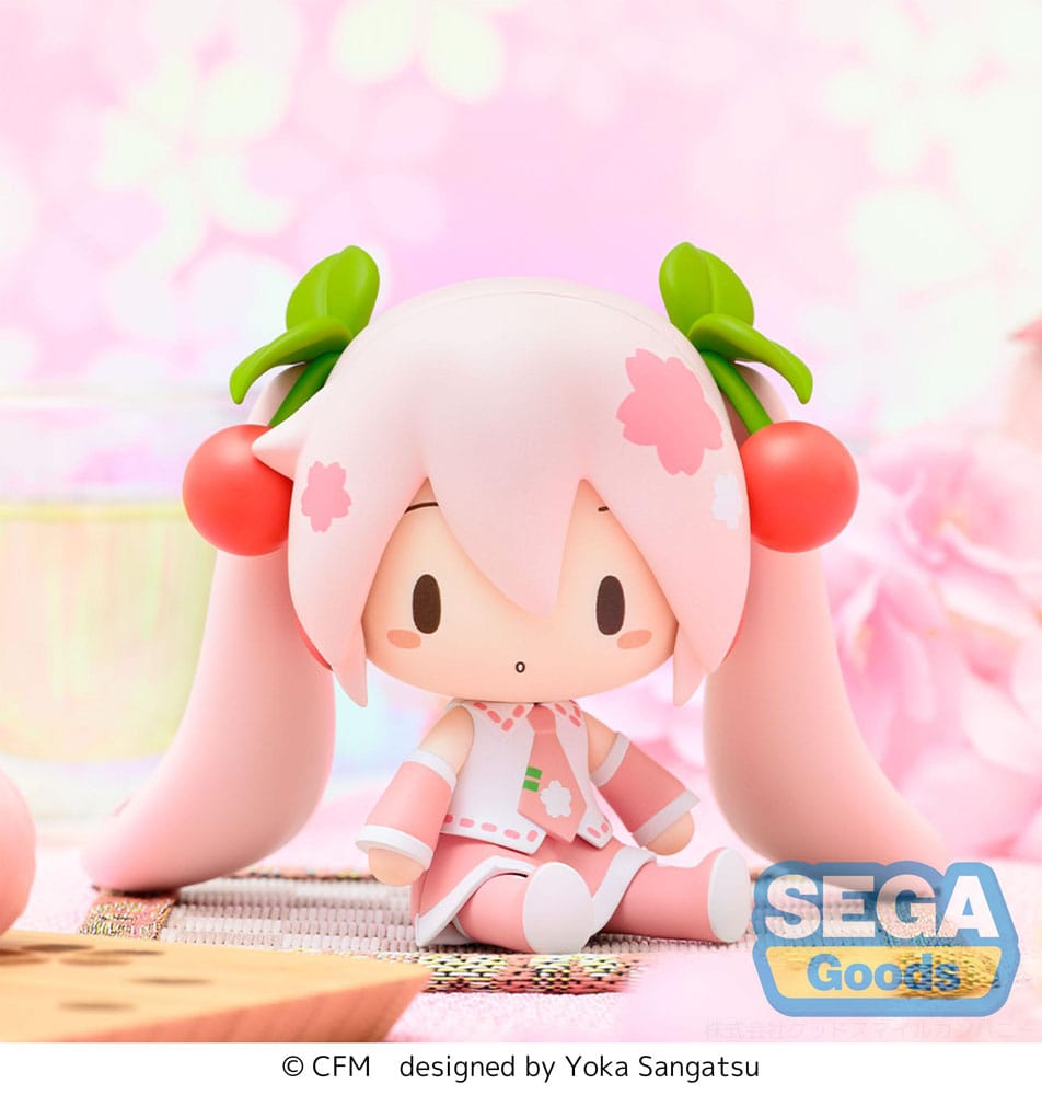 Character Vocal Series 01: Hatsune Miku Fuwa Petit Chibi Figure Sakura Miku 8 cm
