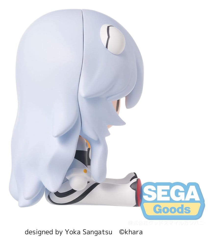 Evangelion: 3.0+1.0 Thrice Upon a Time Fuwa Petit Chibi Figure Rei: Long Hair 8 cm