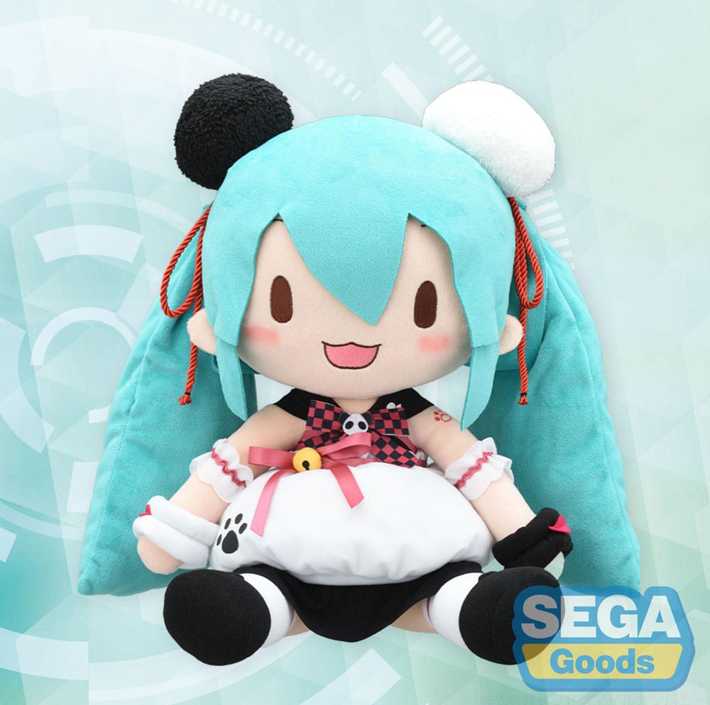 Character Vocal Series 01: Hatsune Miku Fuwa Petit Plush Figure Hatsune Miku Panda Bun LL 40 cm