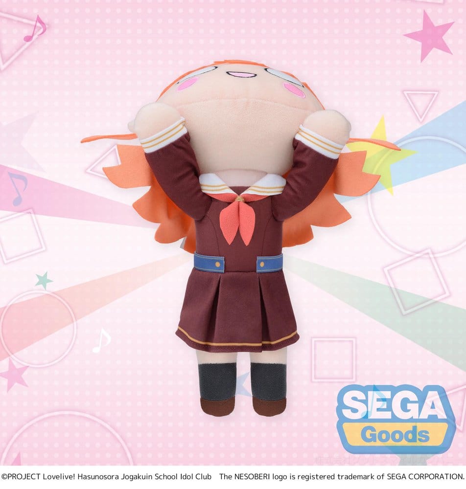 Love Live! Nesoberi (Lay-Down) Plush Figure Hinoshita Kaho Winter Uniform (M) 16 cm