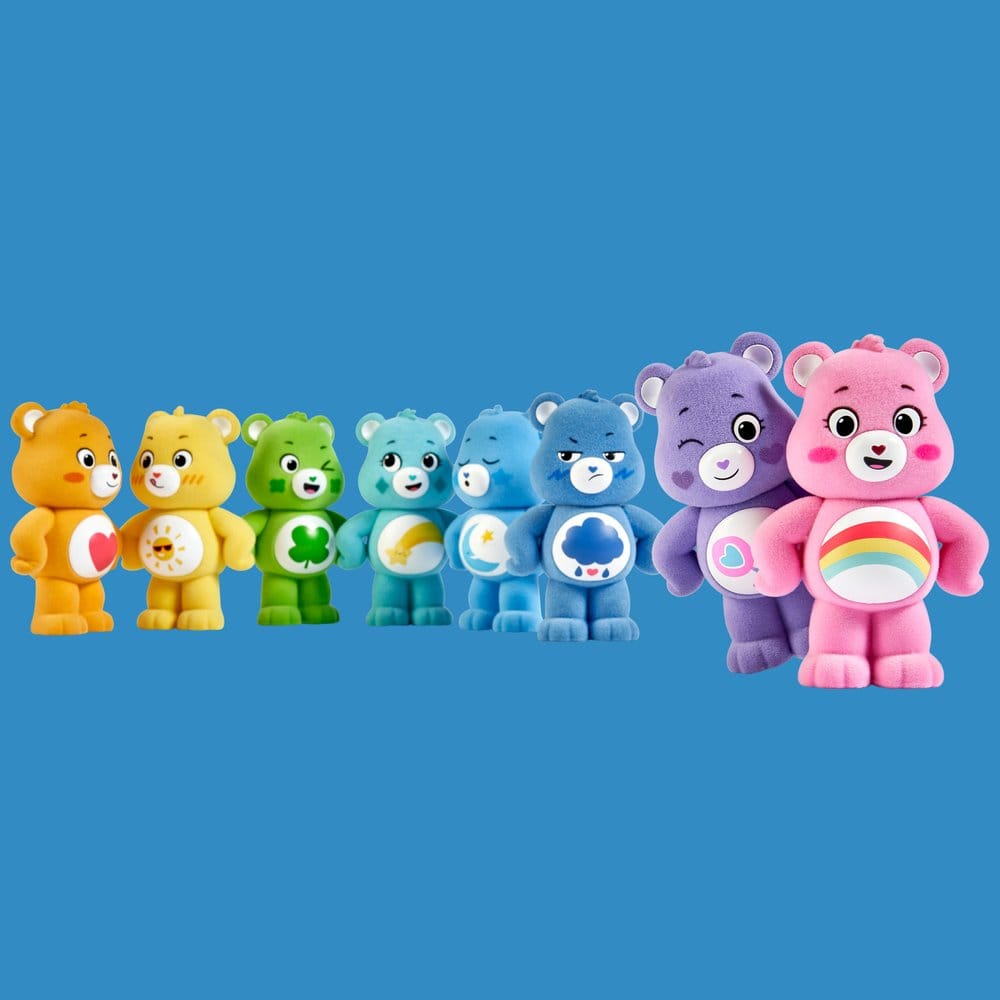 Care Bears Flocked Figures Unlock the Magic 8 cm Blind Box Display (8)