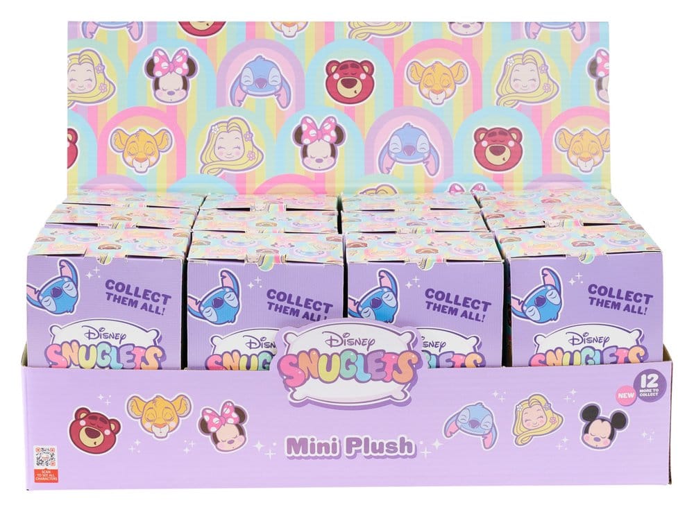 Disney Snuglets Plush Figure Wave 2 Blindbox Display (12)