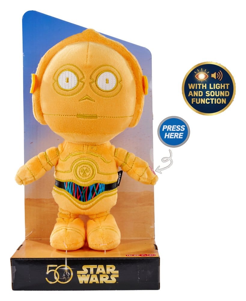 Star Wars 50th Plush Figure C-3PO 25 cm