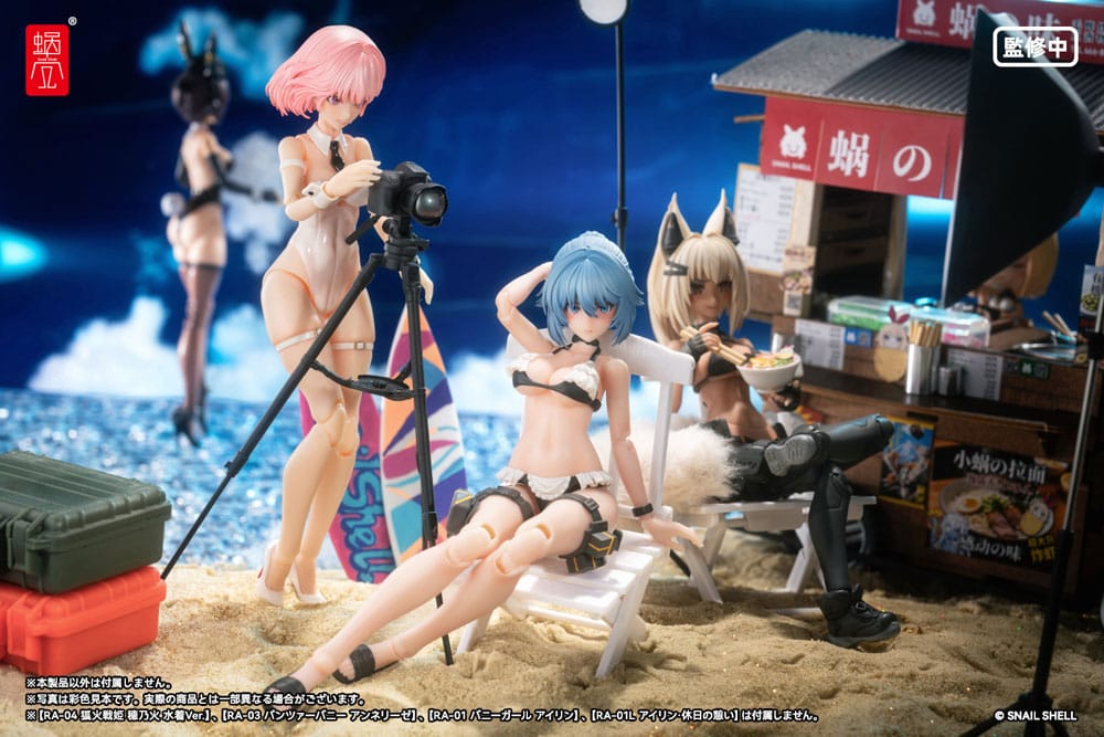 Original Character Action Figure Kit 1/12 RA-04 Kitsunebi Senki Honoka Swimsuit Ver. 15 cm
