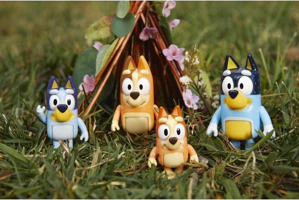Bluey: Family 4 Piece Figure Set