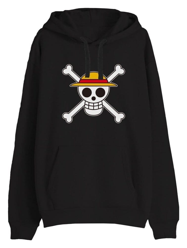 One Piece Sweater Skull Black Size XS