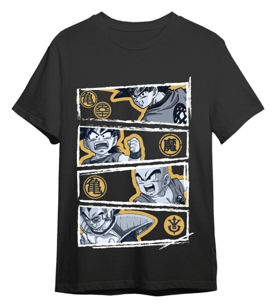 Dragon Ball Z T-Shirt Vegeta Black Size XL