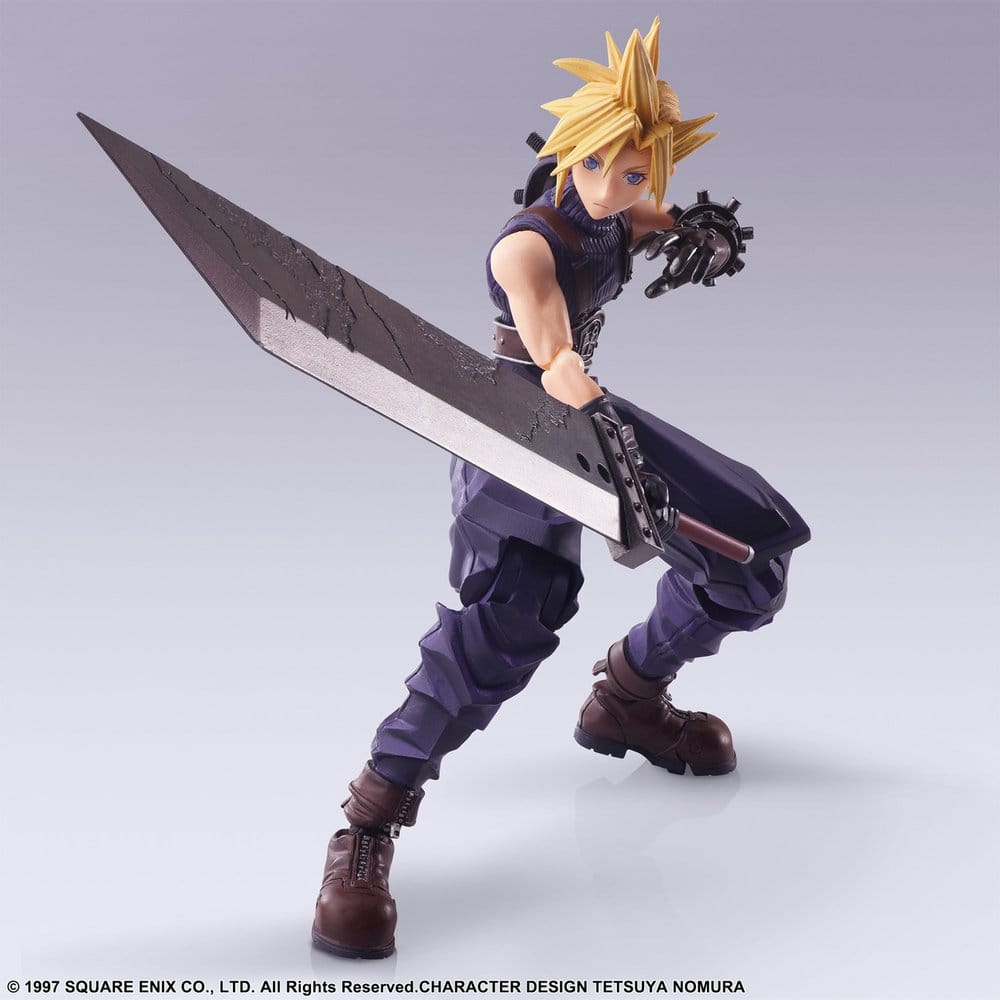 Final Fantasy VII Bring Arts Action Figure Cloud Strife Digital Plus Edition 15 cm