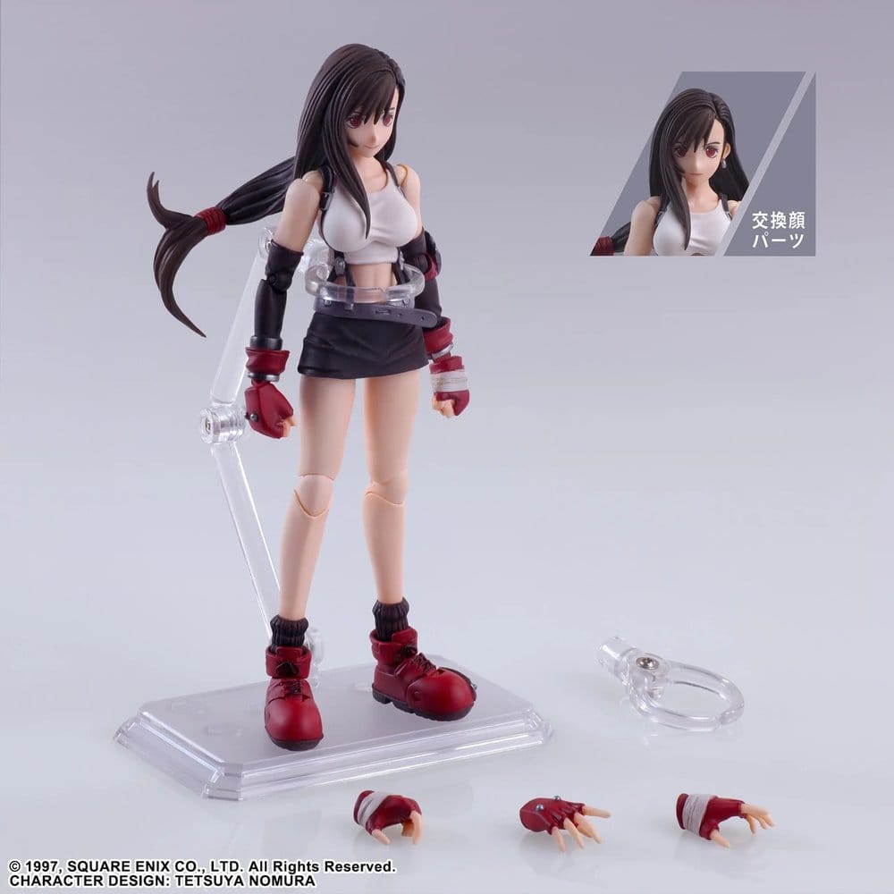 Final Fantasy VII Bring Arts Action Figure Tifa Lockhart Digital Plus Edition 14 cm