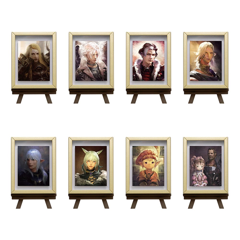 Final Fantasy XIV Framed Portrait Magnets Vol. 2 Display (8)