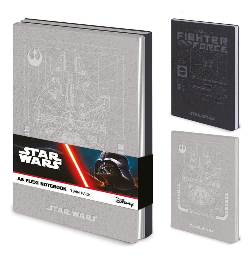 Star Wars A6 Flexi Notebook Twin Pack (Rebel)