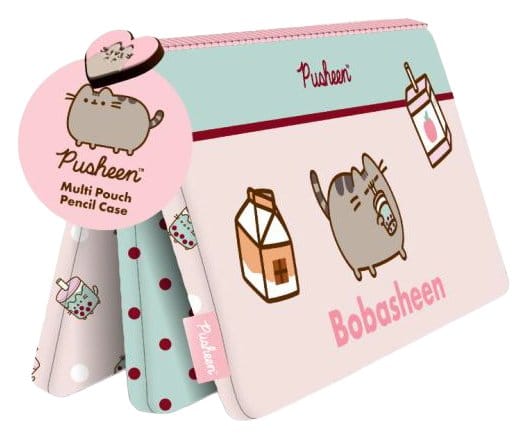 Pusheen Multi-Pouch Pencil Case Sips Display (6)
