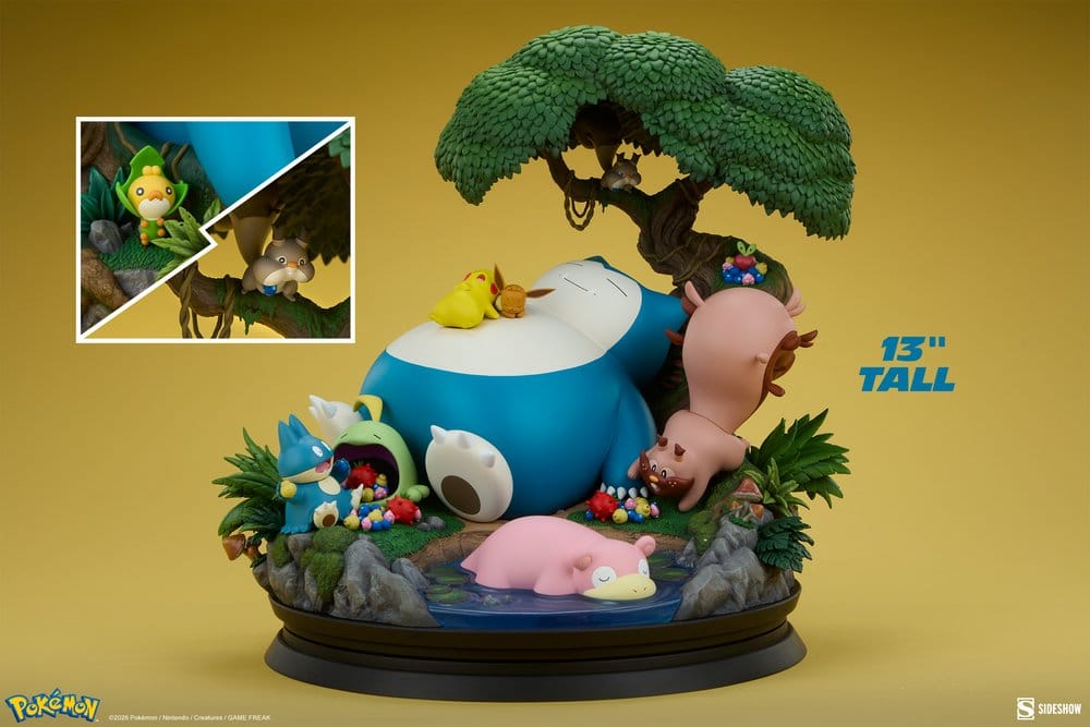 Pokémon Diorama Snorlax 33 cm
